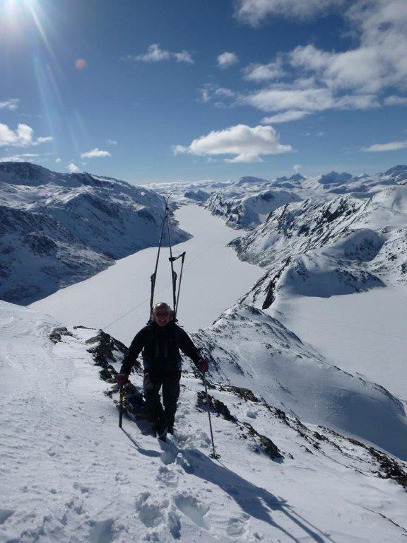 Sjodalen Hyttetun Saga Fjelltun Besseggen vinter Jotunheimen vinterbestigning skitur
